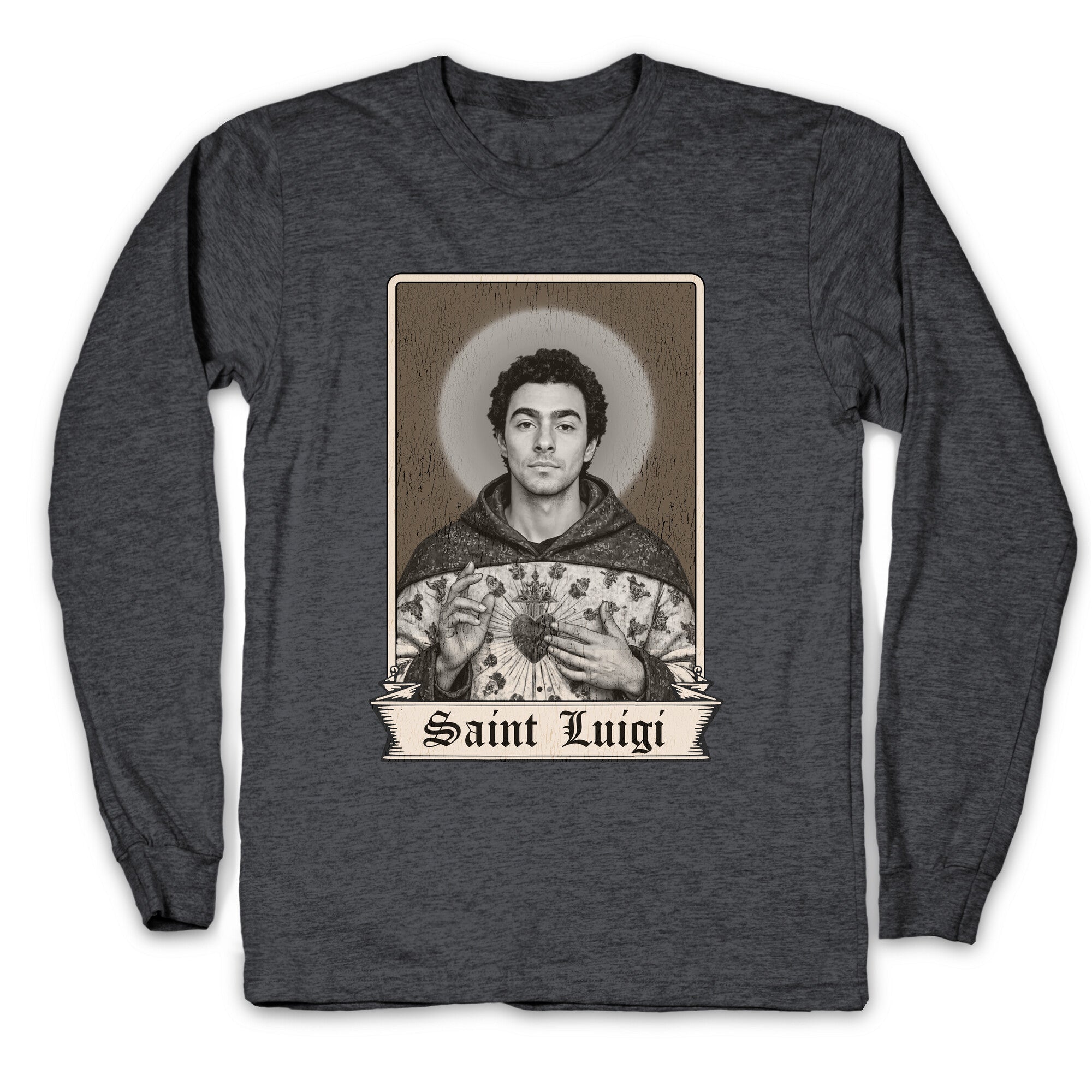 St Luigi Mangione Longsleeve Tee